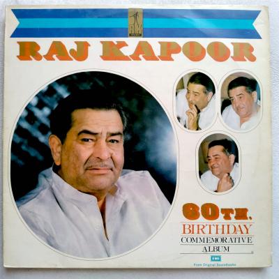 Raj KAPOOR 60 TH. Birthday Commemorative Album  / Plak